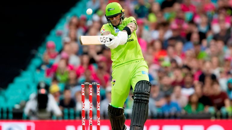 Hales signed for Sydney Thunder in the Big Bash League