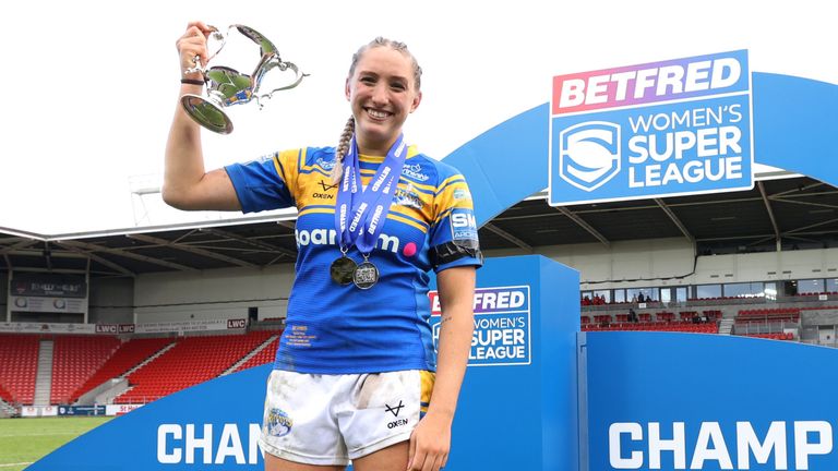 Caitlin Beevers was named player of the match as Leeds triumphed in the 2022 Women's Super League Grand Final