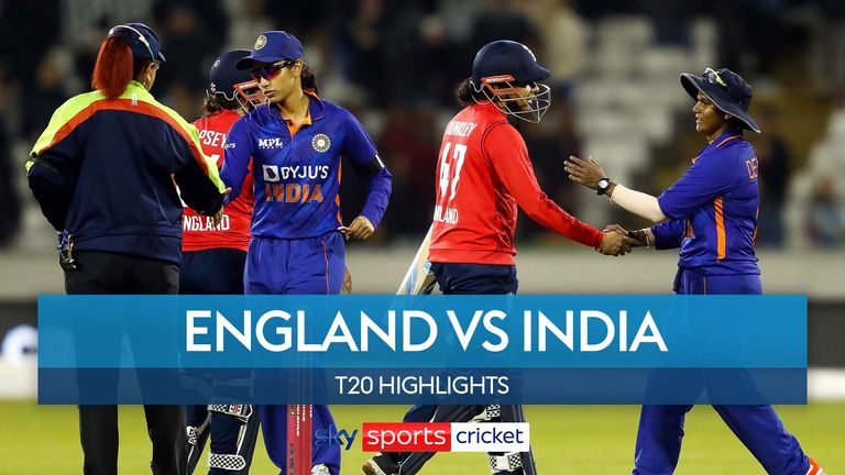 The best of the action from the first IT20 between England and India in Durham.