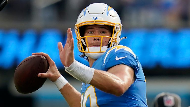 Los Angeles Chargers running back Austin Ekeler describes how quarterback Justin Herbert has progressed from year two to three in the NFL and what makes him different