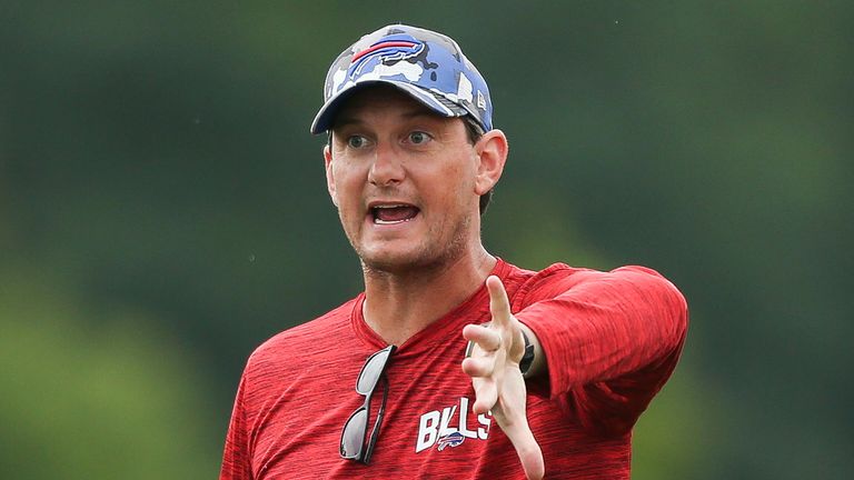 Chat about Buffalo Bills offensive coordinator Ken Dorsey's fiery nature went viral during the season