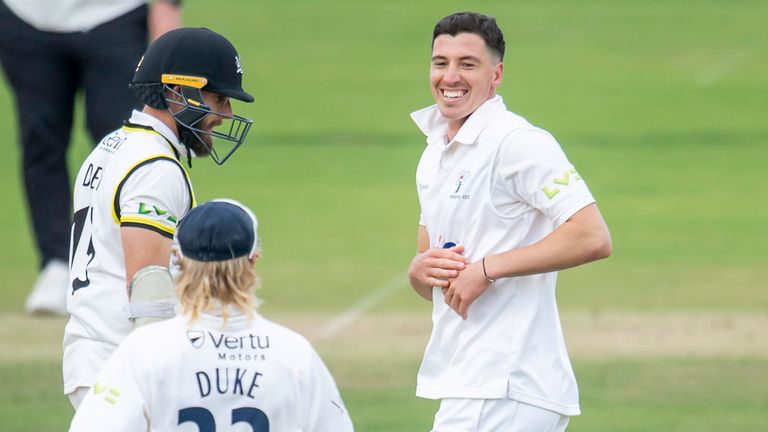 Matthew Fisher made inroads for Yorkshire on his return to action