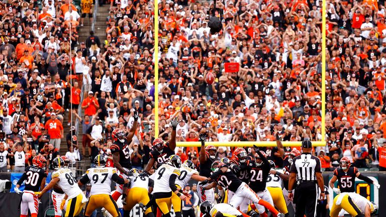 The Pittsburgh Steelers saw off the Cincinnati Bengals in overtime after a dramatic conclusion to their Week One game