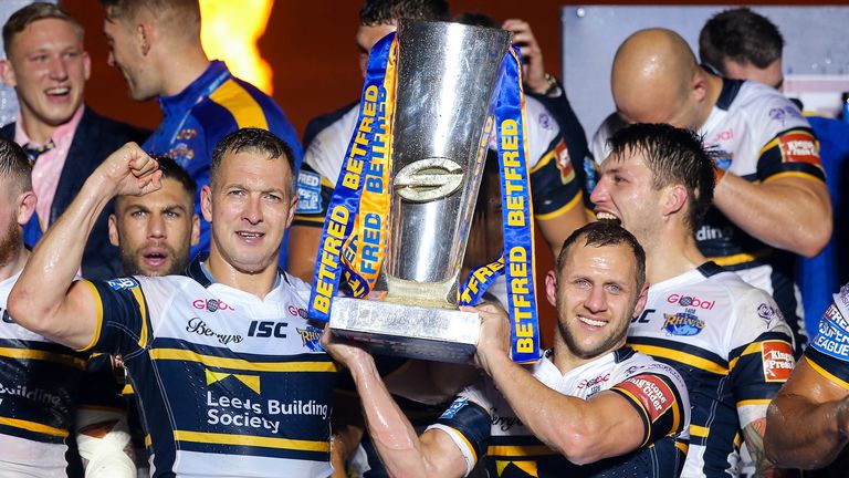 Danny McGuire and Rob Burrow finished their Leeds careers as Super League champions in 2017