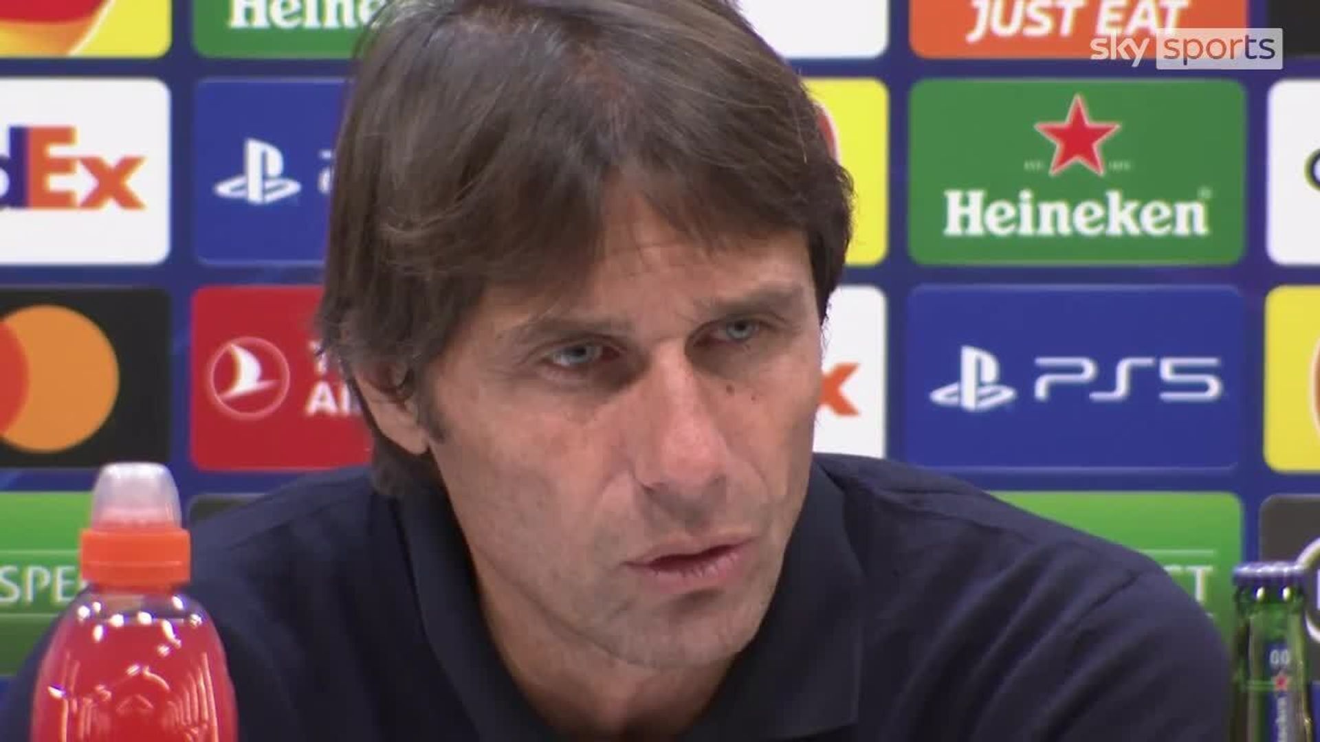 Conte fuming with VAR call | Spurs boss leaves after one question