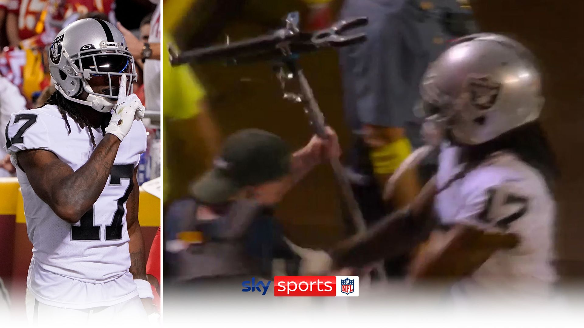 Adams shoves cameraman to the floor after Chiefs defeat