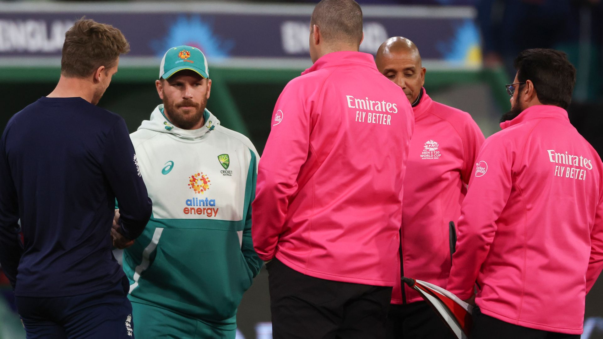 England's T20 World Cup clash with Australia washed out at MCG