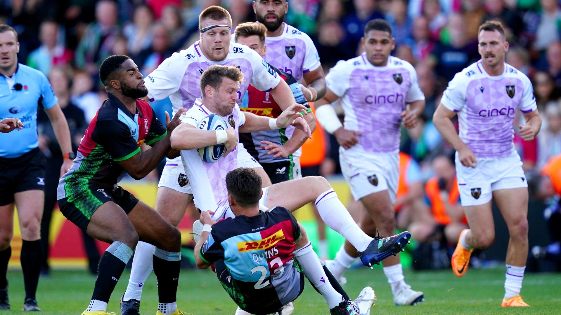 Harlequins hold on despite late fightback from Northampton