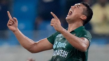 Taskin Ahmed took three wickets in Bangladesh