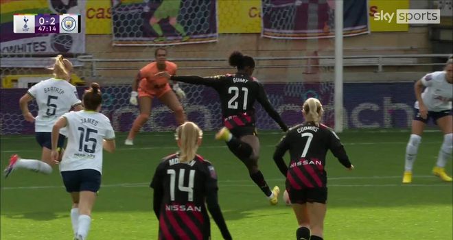 Tottenham Hotspur Women 0-3 City: Highlights