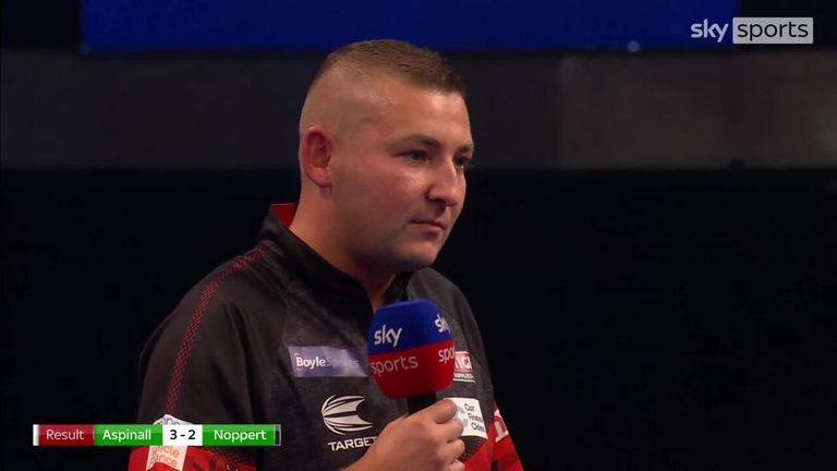 Aspinall feels like he's more motivated than ever after making it to a meeting with Martin Lukeman in the iconic double-start tournament.