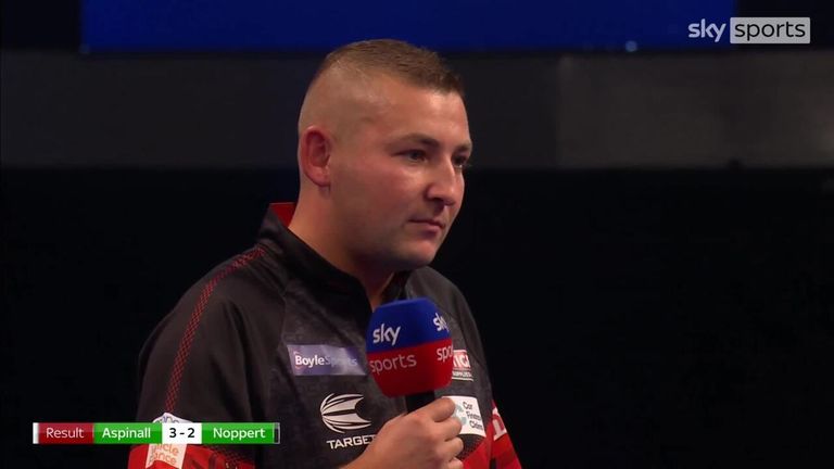 Aspinall feels he is more motivated than ever after making it through to a meeting with Martin Lukeman at the iconic double-start tournament