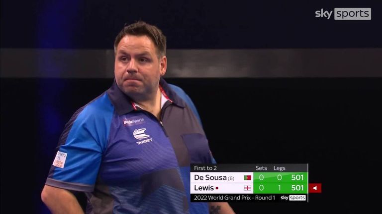Adrian Lewis rolled back the years by hitting the jackpot with this majestic 152 finish