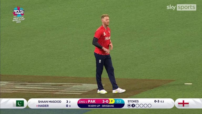 The Sky Sports commentators were stunned that this delivery from Ben Stokes was not called for a no ball.