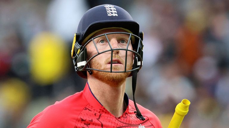 Stokes made nine from nine balls in Sunday's opening T20 international against Australia in Perth