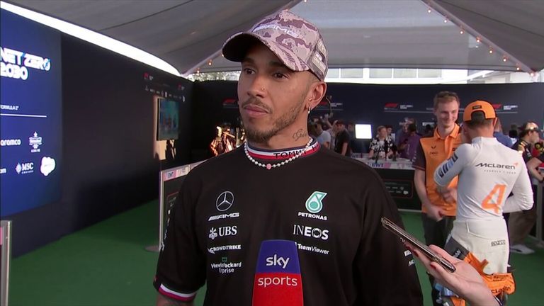 Lewis Hamilton de Mercedes admitió que la sesión de clasificación del sábado no fue lo que esperaba.