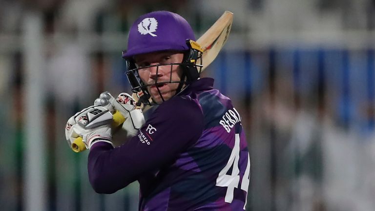 Richie Berrington succeeded Kyle Coetzer as Scotland skipper