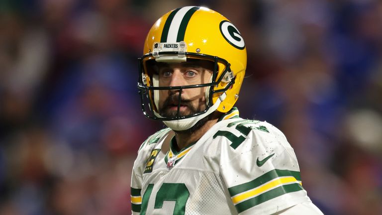 Green Bay Packers quarterback Aaron Rodgers saw his team lose a fourth straight game