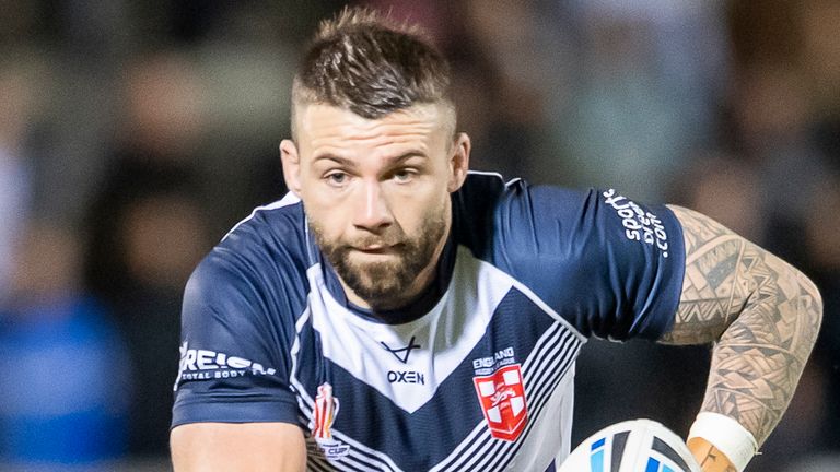 Andy Ackers was a surprise call-up as one of England's hookers for RLWC2021