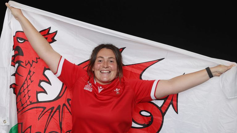 Cerys Hale is flying the flag for Wales at the World Cup in New Zealand