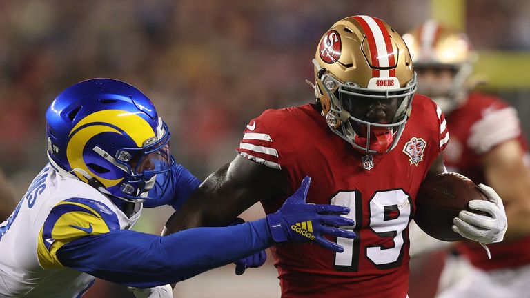 Deebo Samuel and the San Francisco 49ers head to Los Angeles this Sunday to face the defending-champion Rams, live on Sky Sports NFL