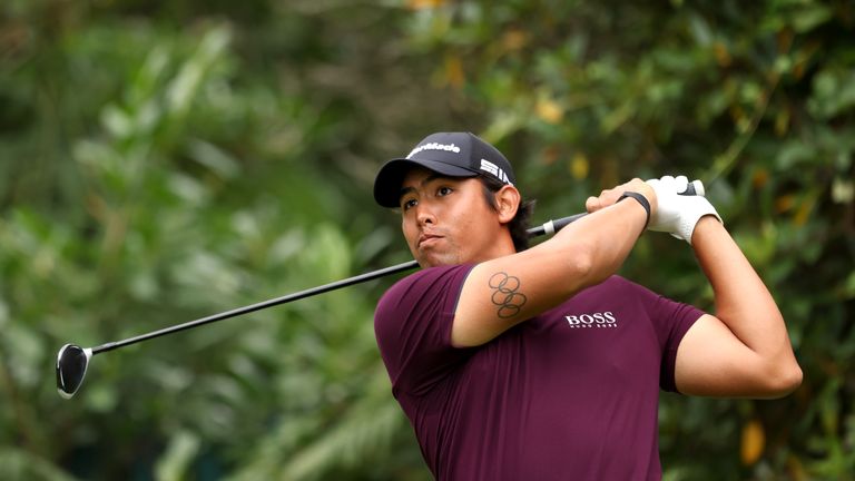 Malaysia's Gavin Green drew level with overnight leader Jordan Smith at the Portugal Masters on day two