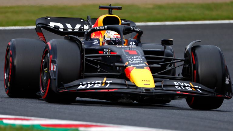 Red Bull's Max Verstappen takes pole for the Japanese Grand Prix 