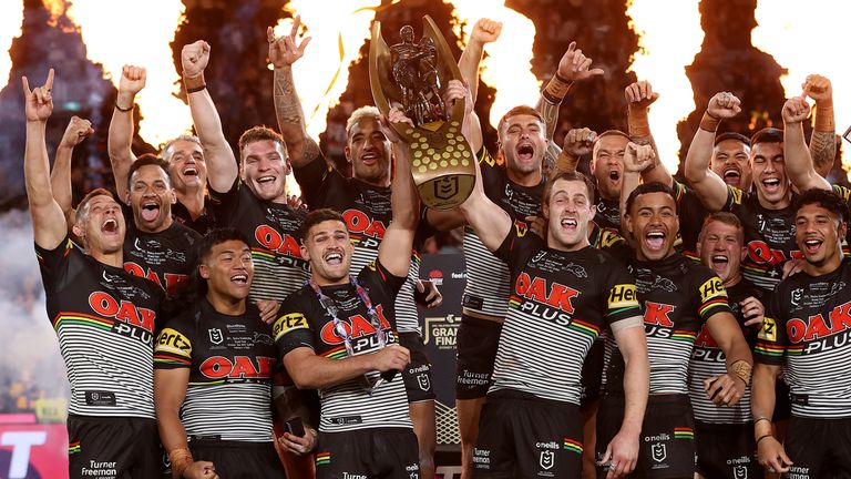Penrith were crowned NRL champions for the second year running