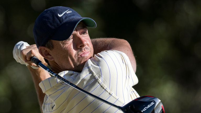 Rory McIlroy is one shot ahead at the CJ Cup, and one round from returning to world No 1 