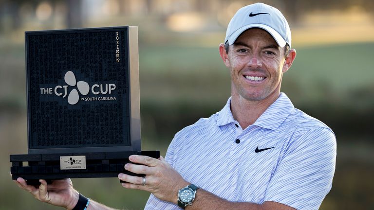 McIlroy will replace Scottie Scheffler as world No 1 after his CJ Cup victory