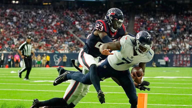 Watch all of the highlights from the matchup between the Tennessee Titans and the Houston Texans in Week Eight of the 2022 NFL season