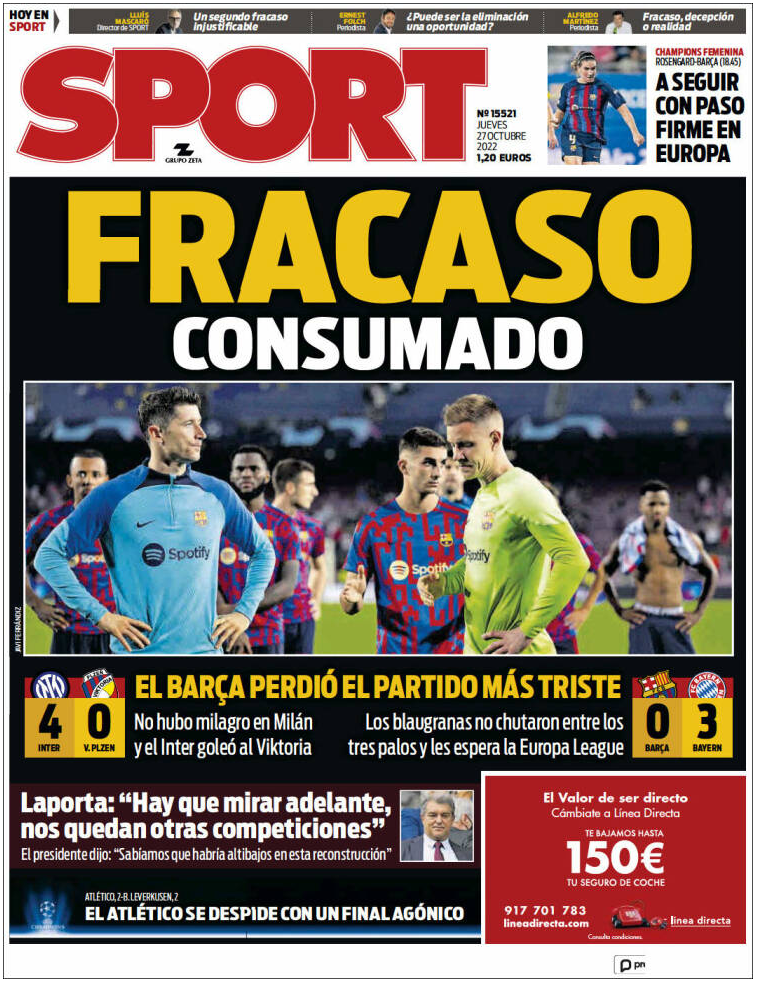 FC Barcelona News: 25 April 2012; Barca eliminated from the Champions  League - Barca Blaugranes