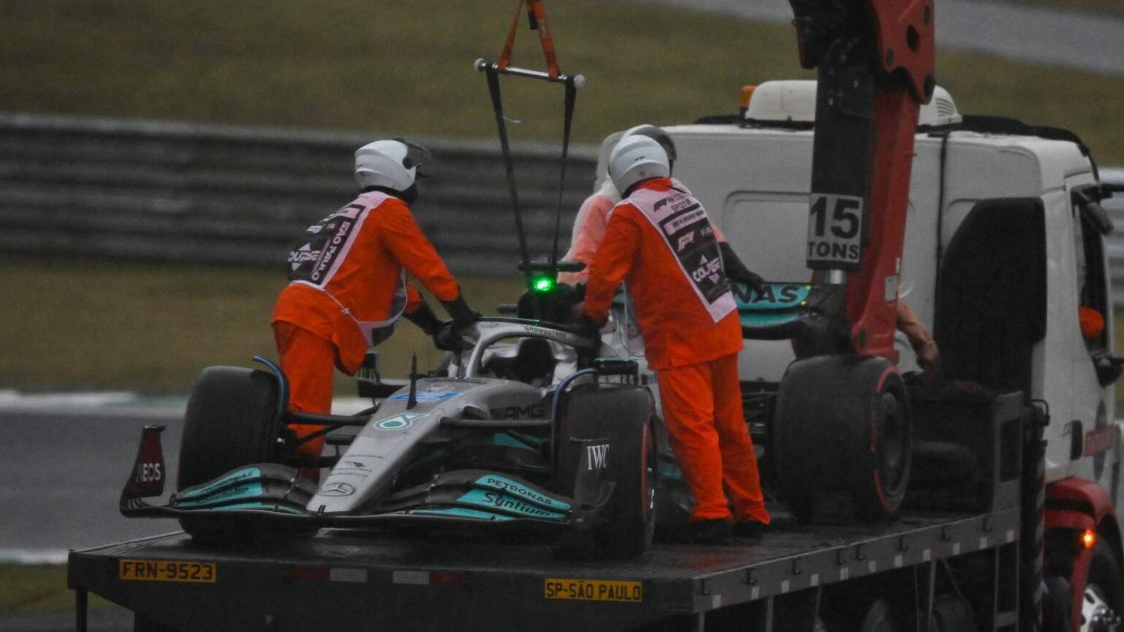 Mercedes star George Russell raises serious concern after 'crazy' Brazilian  GP storm, F1, Sport