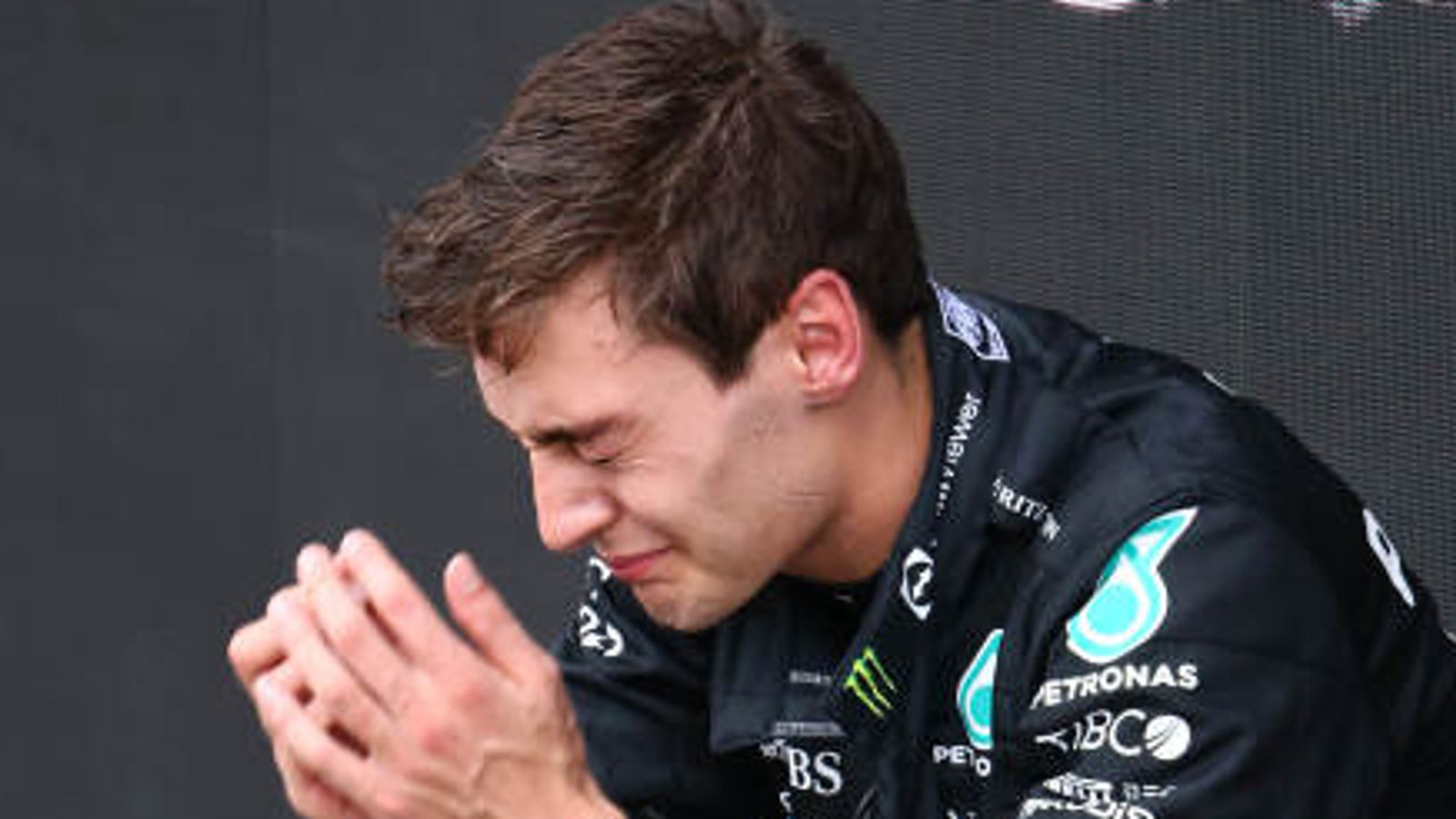 Sao Paulo Gp George Russell Incredibly Emotional After Holding Off Lewis Hamilton For First 2916