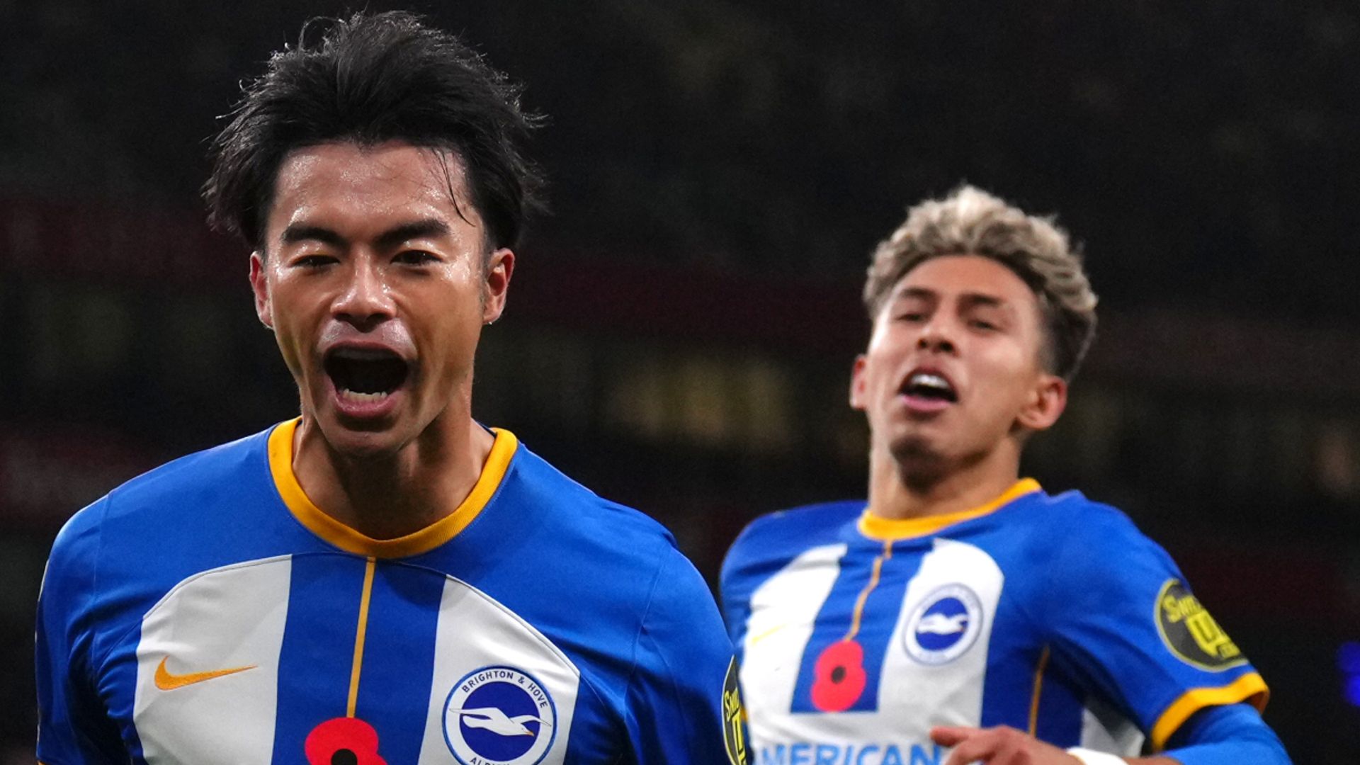Brighton hit back to knock out Arsenal