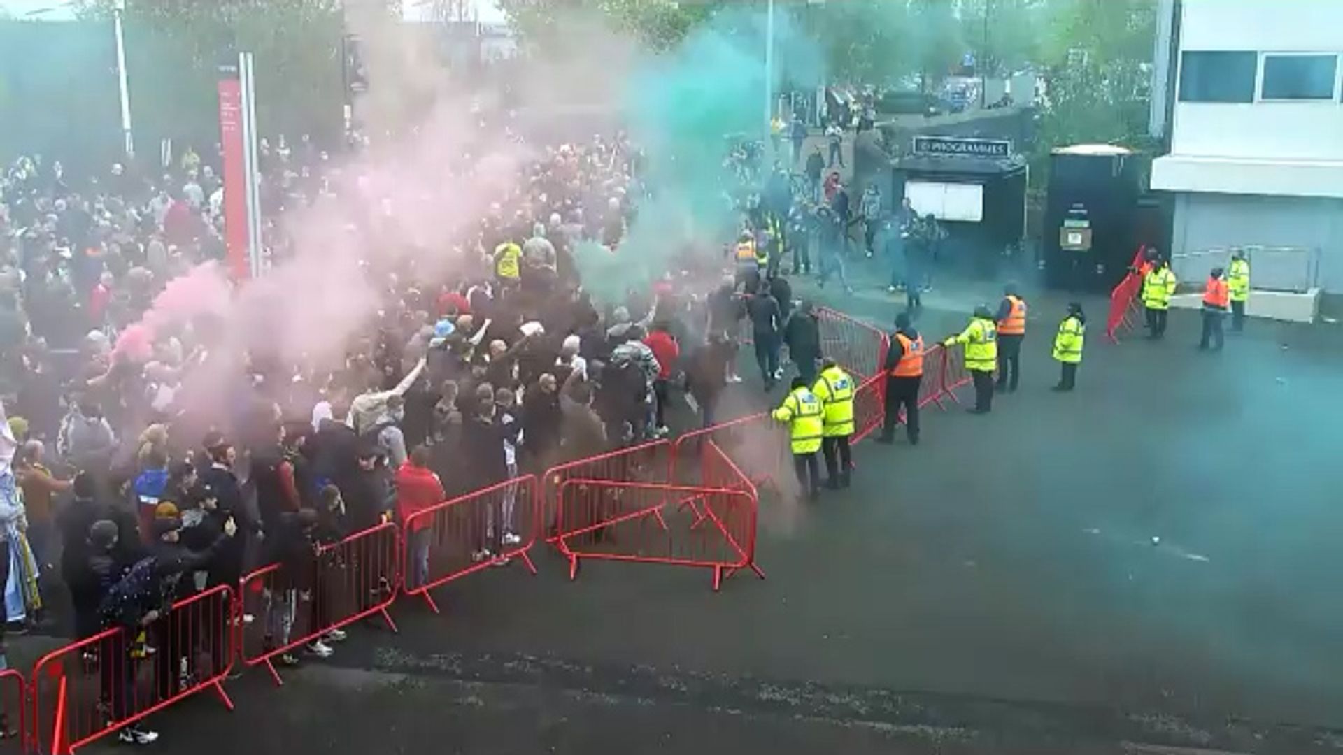 New footage: Violence at Man Utd protest in April 2021 - 41 sentenced