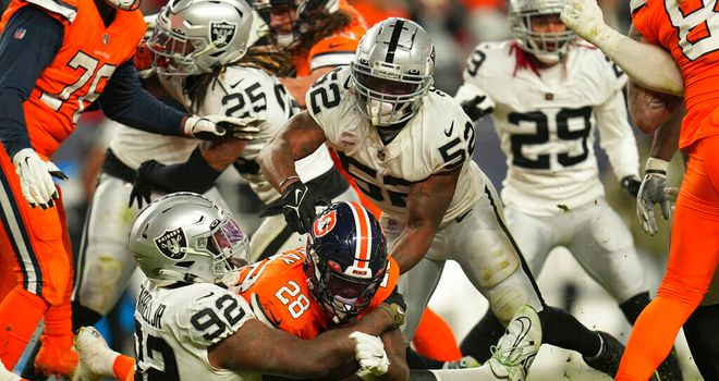 Broncos lose to Raiders 22-16 in overtime