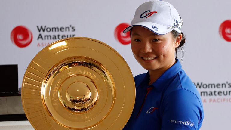 Ting-Hsuan Huang won the Women's Amateur Asia-Pacific Championship in Thailand to qualify for the AIG Women's Open and the Amundi Evian Championship in 2023