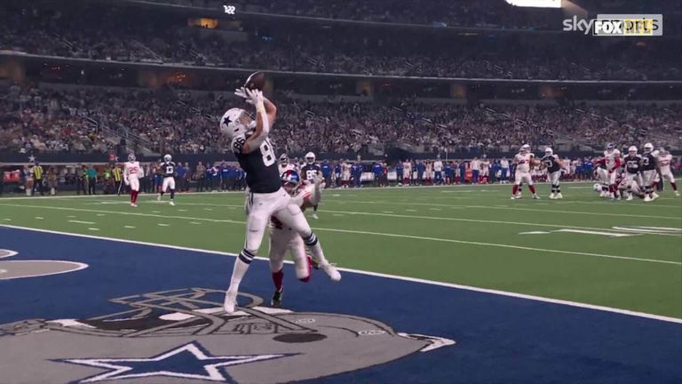 Watch Dak Prescott find tight end Dalton Schultz for a touchdown and the Dallas Cowboys take the lead against the New York Giants.
