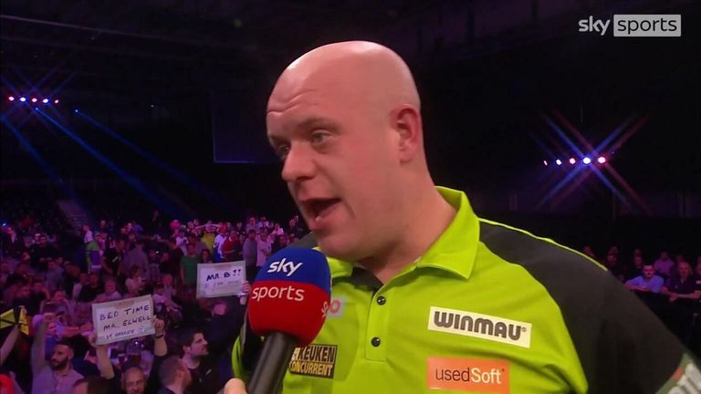 Van Gerwen believes Rock will be a champion one day after beating him in a classic match