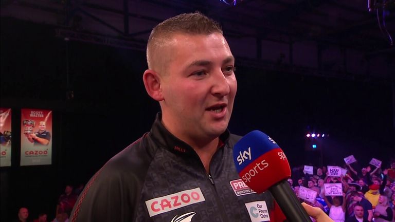 An emotional Aspinall says he wants to 'smash' Smith in Sunday's final