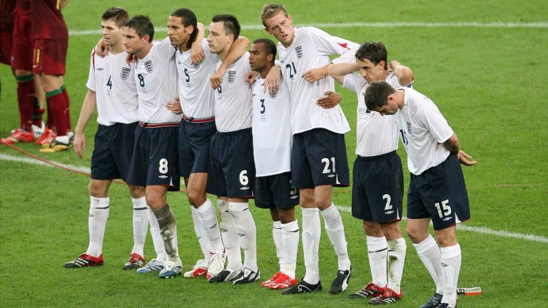 Die meisten verlorenen Elfmeterschiessen: England, Italien und Spanien (je drei von vier)