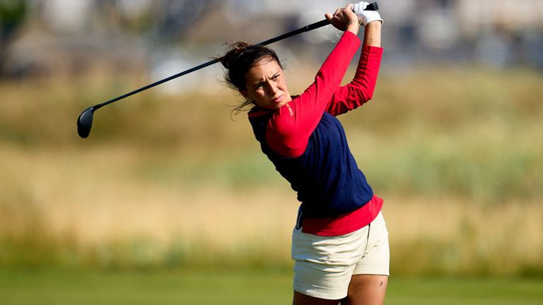 The 17-year-old amateur has set herself as the one to beat heading into the weekend. 