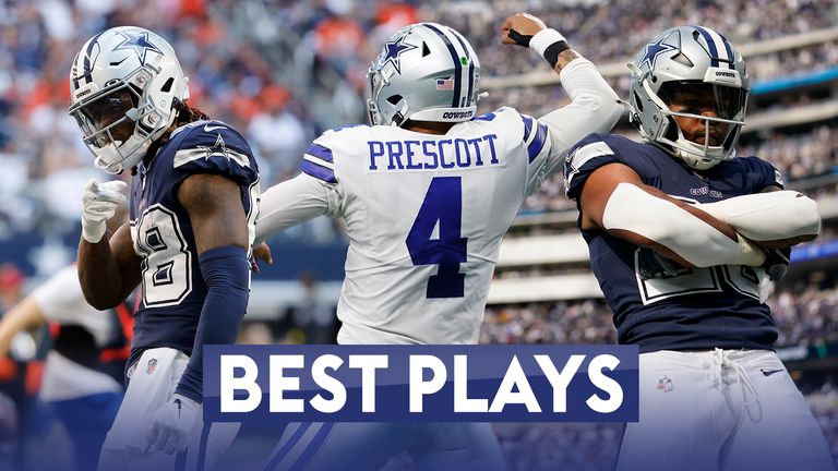 A look at the best offensive plays by the Dallas Cowboys from the 2022 season so far