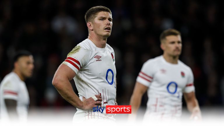 England captain Owen Farrell says the squad are hurting after defeat to South Africa at Twickenham 