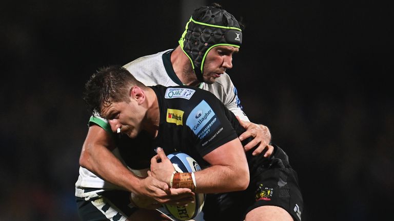 Exeter fought hard to pick up their fourth Premiership win of the season