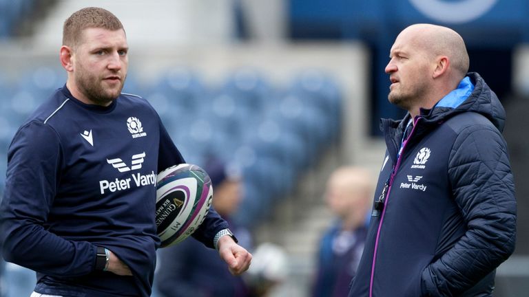 The relationship between Scotland playmaker Finn Russell and head coach Gregor Townsend appears a volatile one 