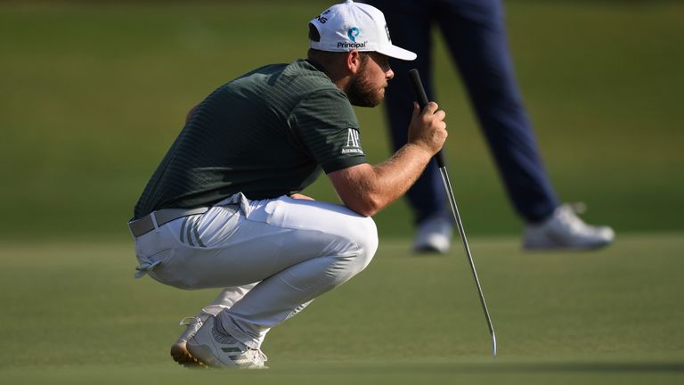 Tyrrell Hatton kept pace with Fitzpatrick during round two