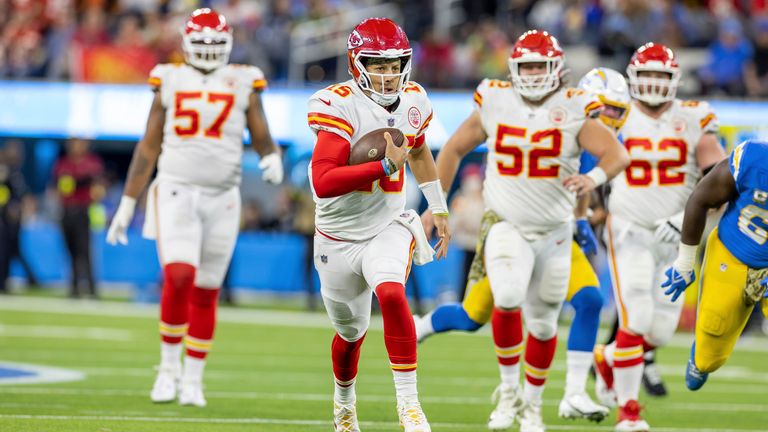 Highlights of the Kansas City Chiefs against Los Angeles Chargers from Week 11 of the NFL season.