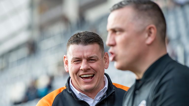 Lee Radford and his Castleford assistant Andy Last are on opposing teams in Saturday's semi-final